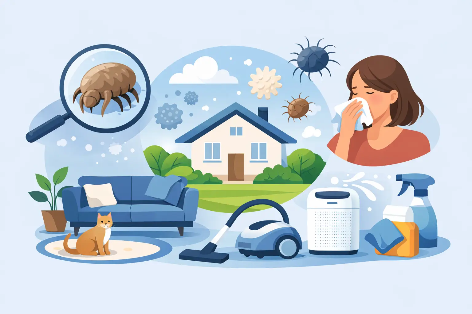 Allergènes dans la maison – solutions efficaces Allergènes dans la maison – solutions efficaces