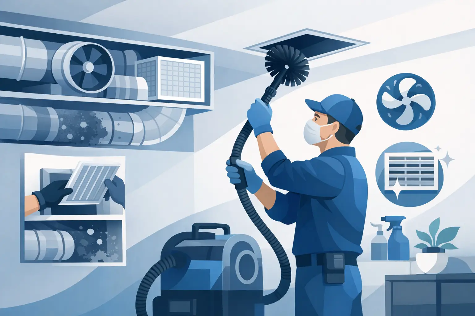 Entretenir ses conduits de ventilation correctement