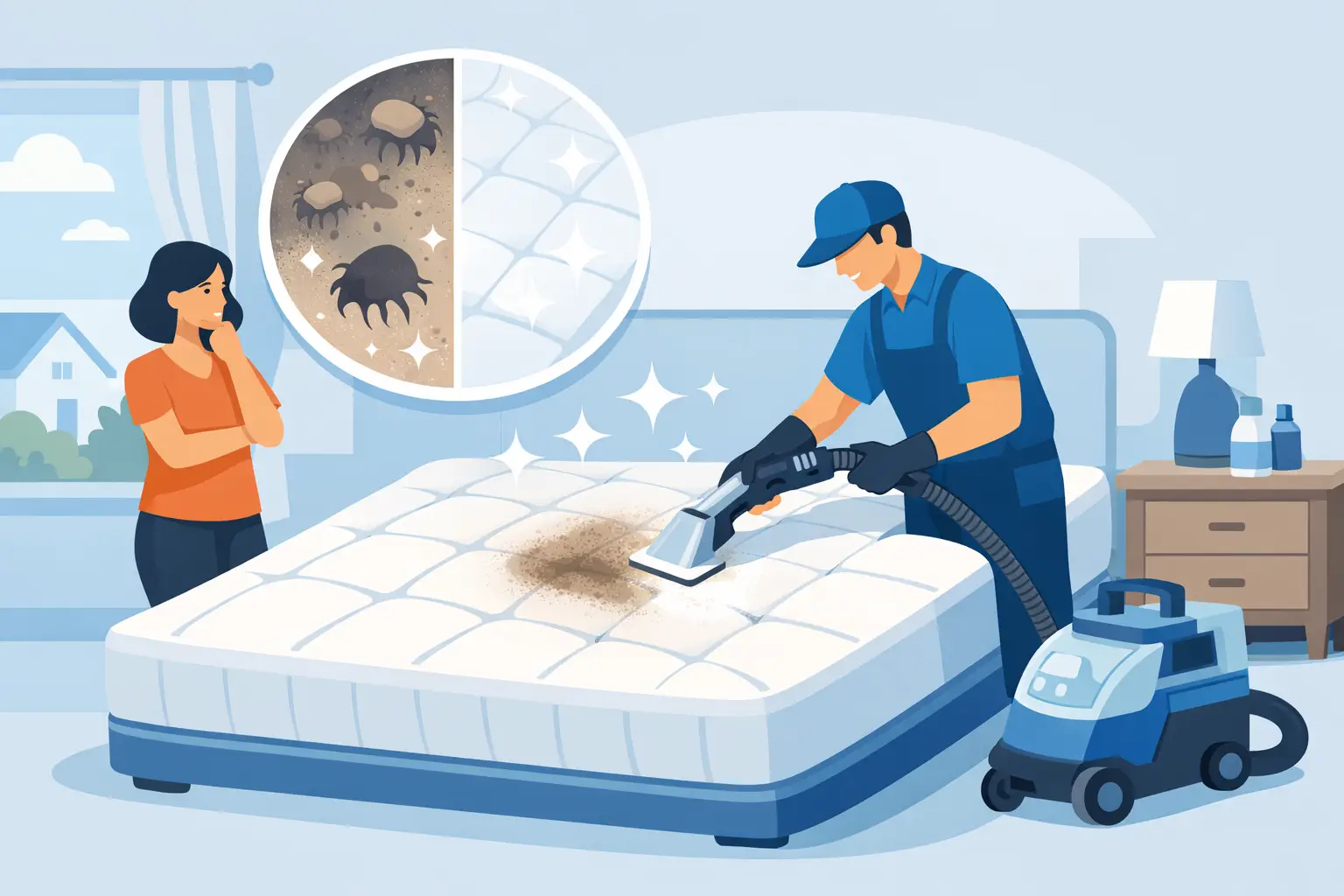 Prix nettoyage matelas domicile: à quoi s’attendre