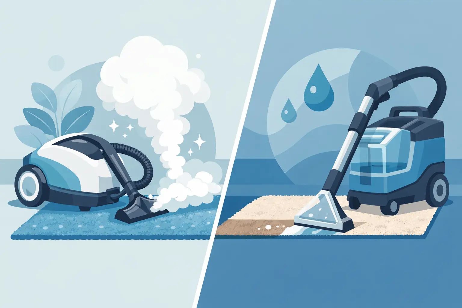 Nettoyage vapeur ou extraction tapis ? Nettoyage vapeur ou extraction tapis ?