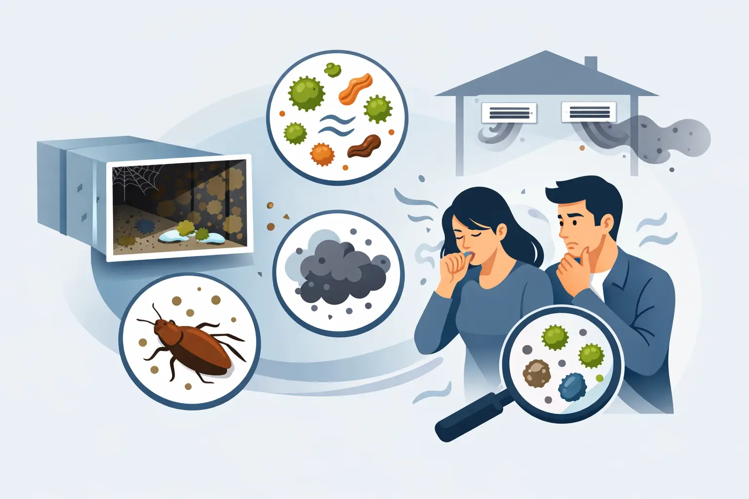 7 signes que vos conduits sont contaminés