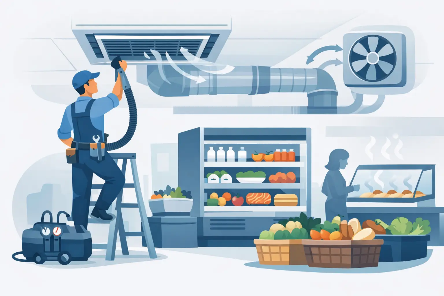 Entretien de la ventilation en commerce alimentaire Entretien de la ventilation en commerce alimentaire