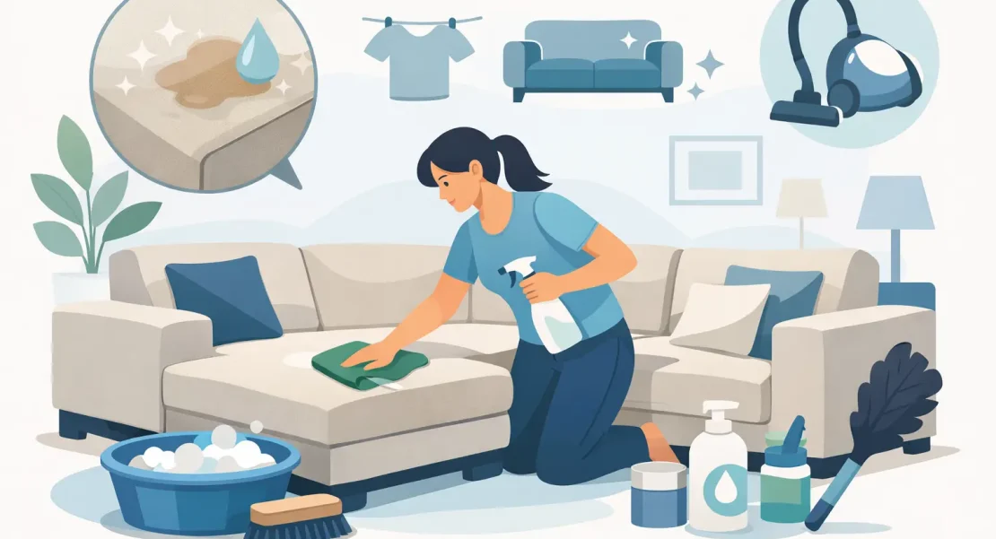 Fabric sectional sofa care guide