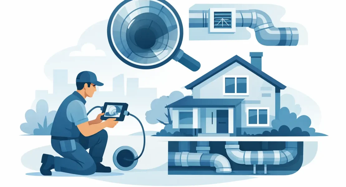 Why is it necessary to do duct inspection before buying a home?