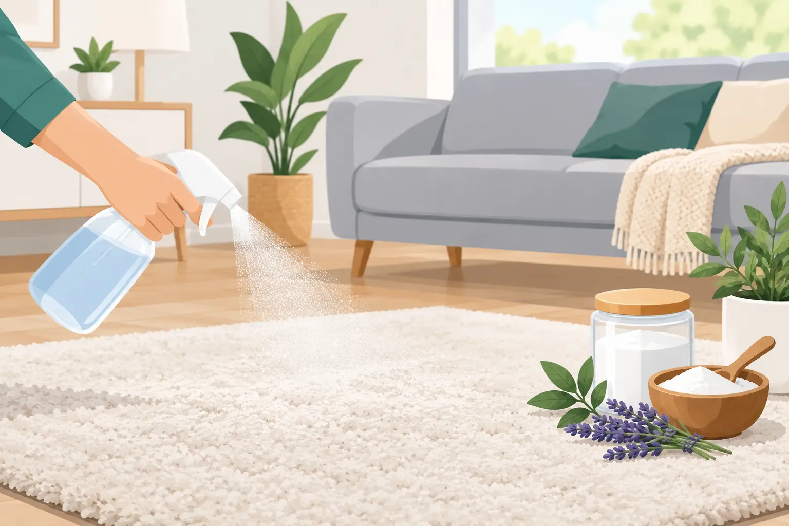 Comment désodoriser un tapis sans l’abîmer